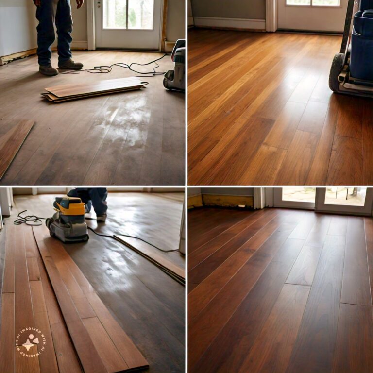 cheaper to sand and refinish hardwood floors or replace them